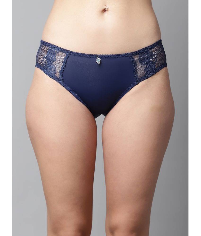     			PrettyCat Polyester Self Design Women's Bikini ( Blue )