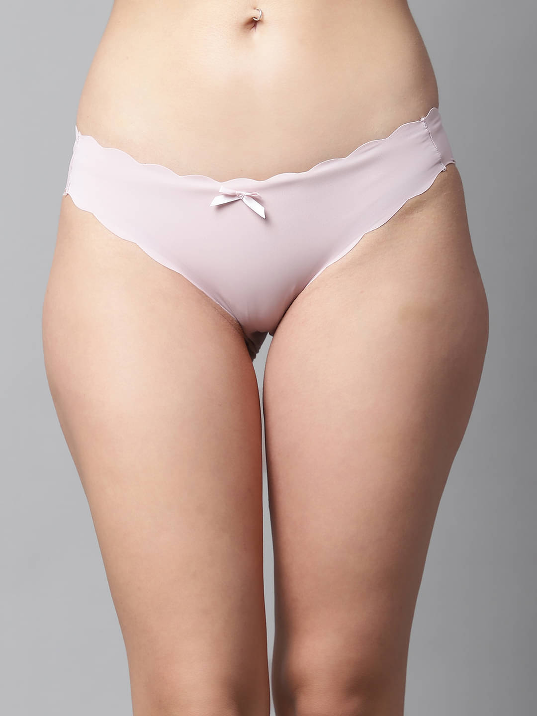 PrettyCat Polyester Solid Women's Bikini ( Mauve ) PrettyCat Polyester Solid Women's Bikini ( Mauve )
