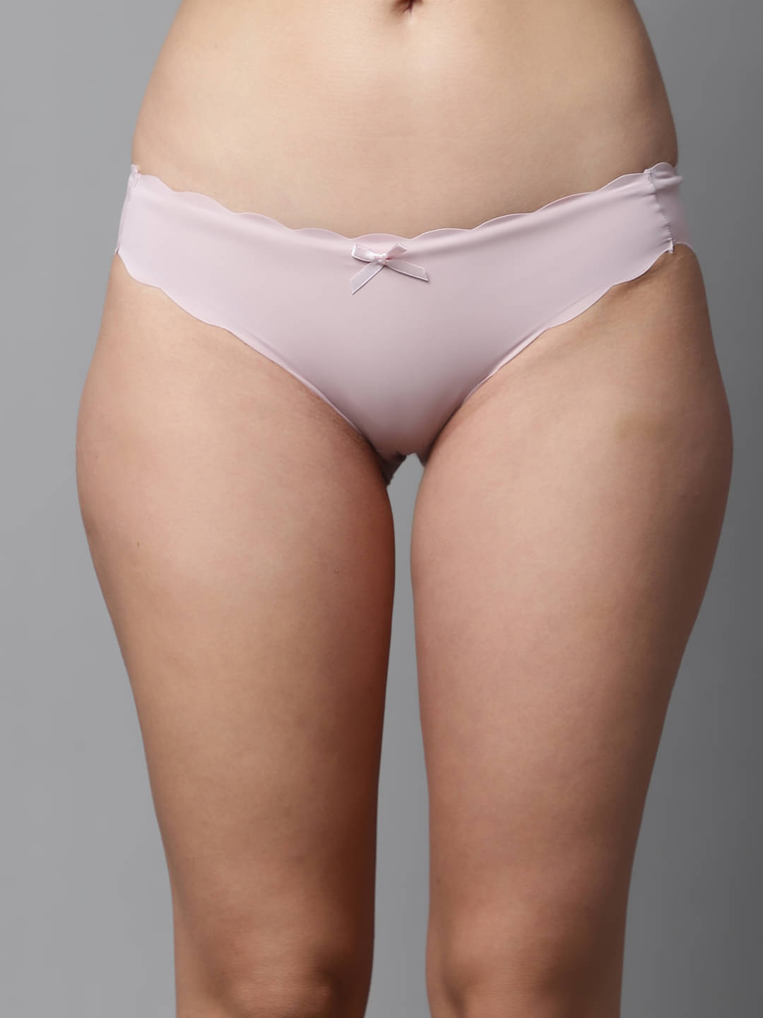     			PrettyCat Polyester Solid Women's Bikini ( Pink )