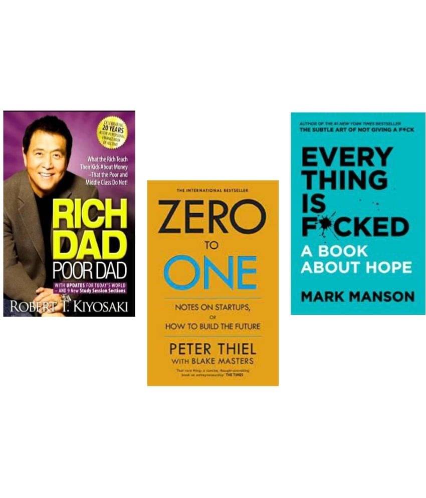     			Rich Dad Poor Dad + Zero To One + Every Thing
