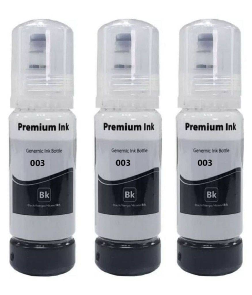     			TEQUO L3150 Ink For 003 Black Pack of 3 Cartridge for 003 Ink for E_pson L3110 L3150 L3115 L3116 L3101 L3210 L3215 L3216 L3250 L3151 L3152