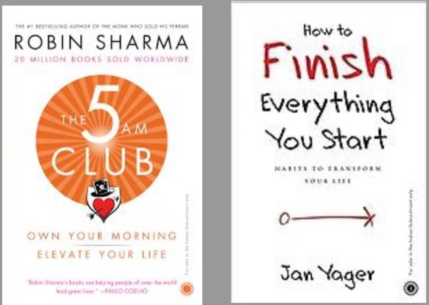     			5 Am Club + How to Finish Everything You Start English