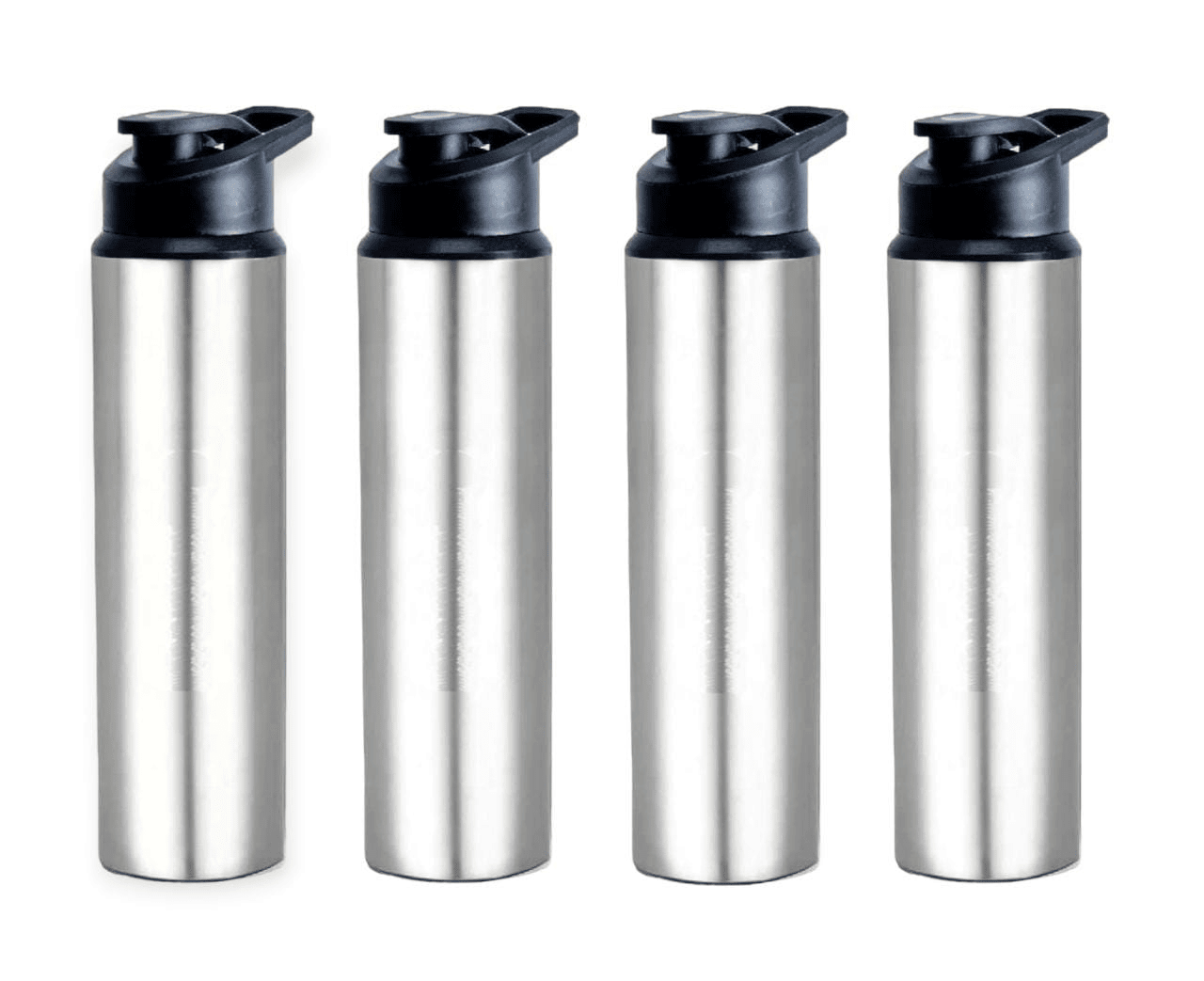     			ATROCK Sipper Bottle For Kids, School, Office, Gym Silver Sipper Water Bottle 900 mL ( Set of 4 )
