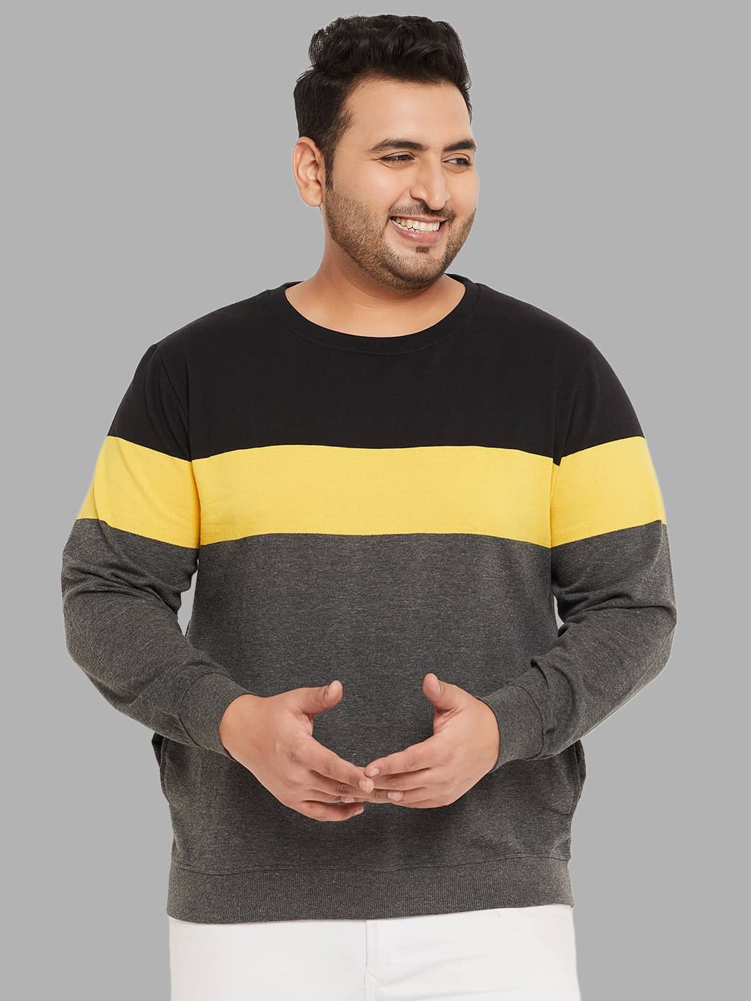 AUSTIVO - Multi Fleece Regular Fit Men's Sweatshirt ( Pack of 1 )