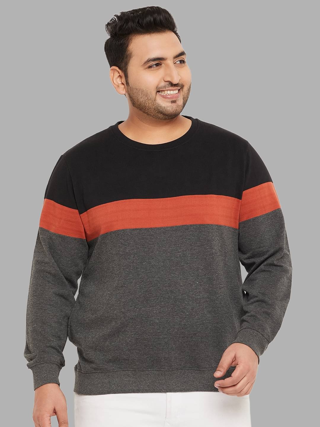     			AUSTIVO - Multi Fleece Regular Fit Men's Sweatshirt ( Pack of 1 )