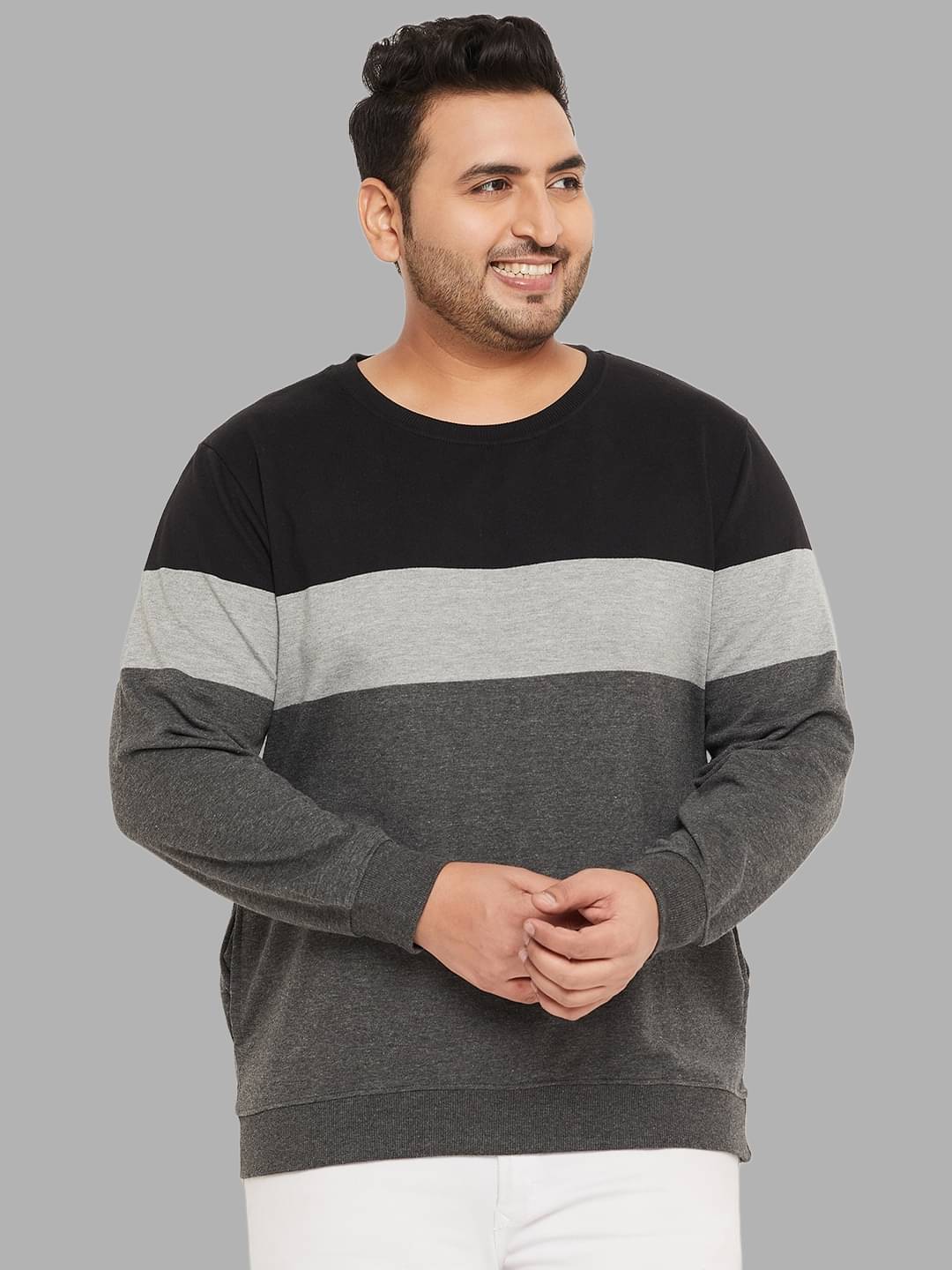     			AUSTIVO - Multi Fleece Regular Fit Men's Sweatshirt ( Pack of 1 )