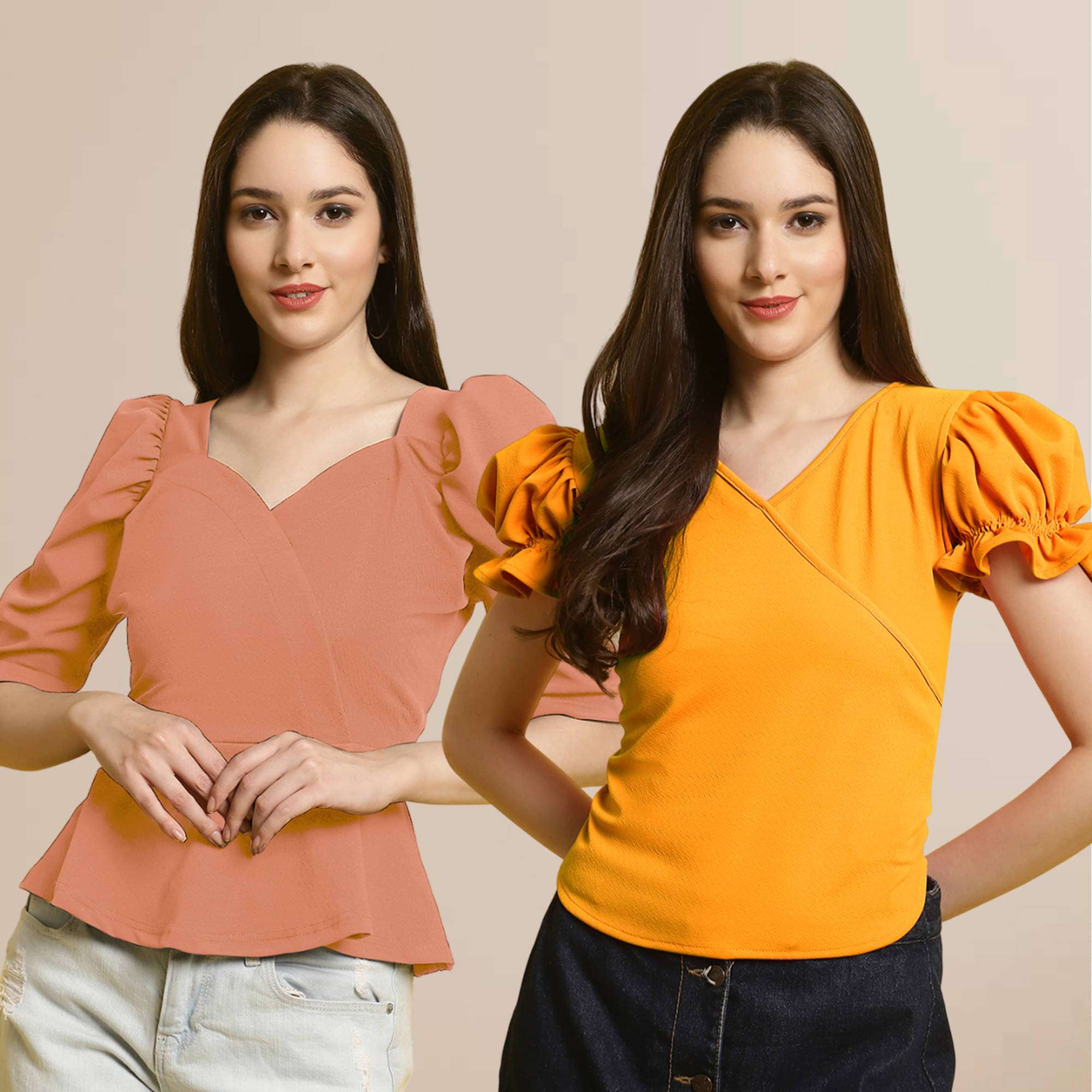 Fabflee Women's Polyester Regular Top ( Multi Color ) Fabflee Women's Polyester Regular Top ( Multi Color )