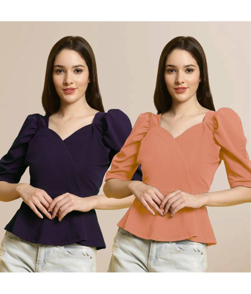 Fabflee Women's Polyester Regular Top ( Multi Color )     			Fabflee Women's Polyester Regular Top ( Multi Color )