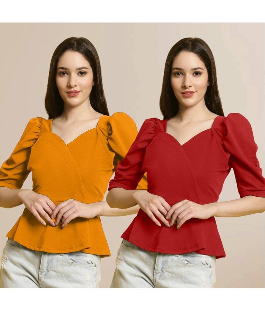 Fabflee Women's Polyester Regular Top ( Multi Color ) Fabflee Women's Polyester Regular Top ( Multi Color )