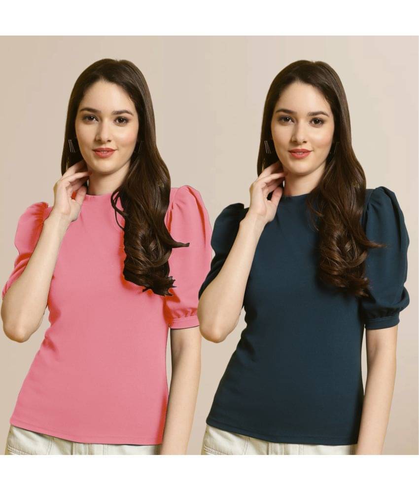 Fabflee Women's Polyester Regular Top ( Multi Color ) Fabflee Women's Polyester Regular Top ( Multi Color )
