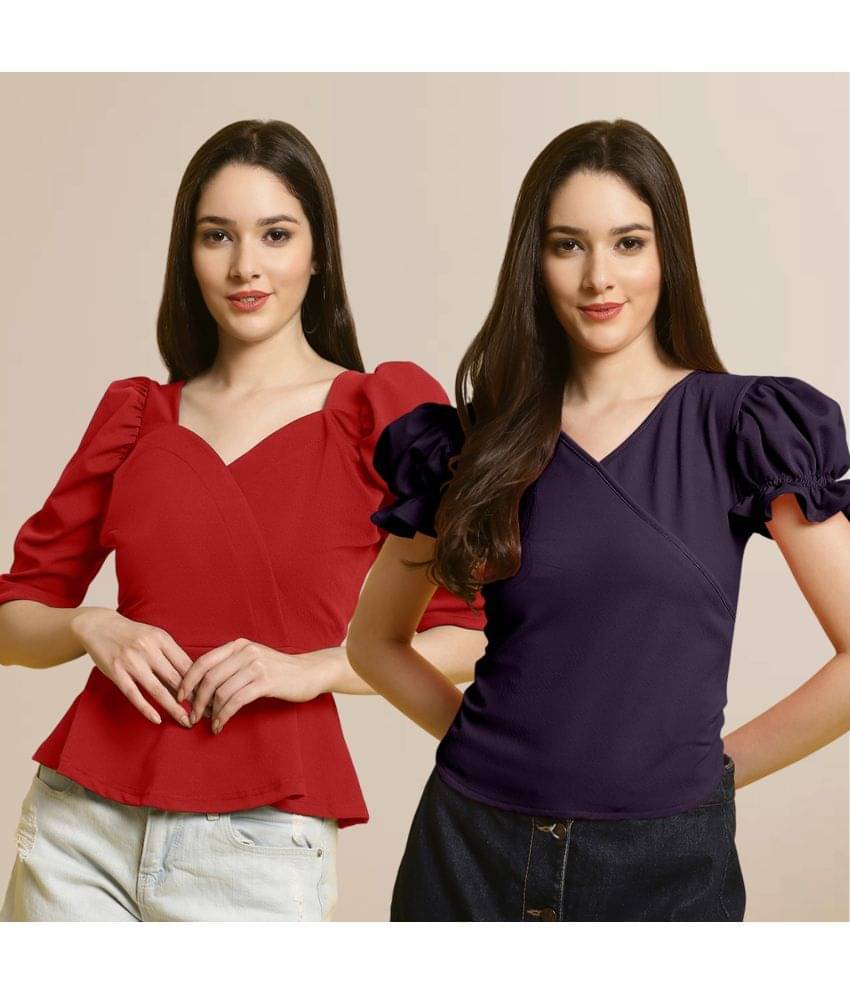 Fabflee Women's Polyester Regular Top ( Multi Color ) Fabflee Women's Polyester Regular Top ( Multi Color )
