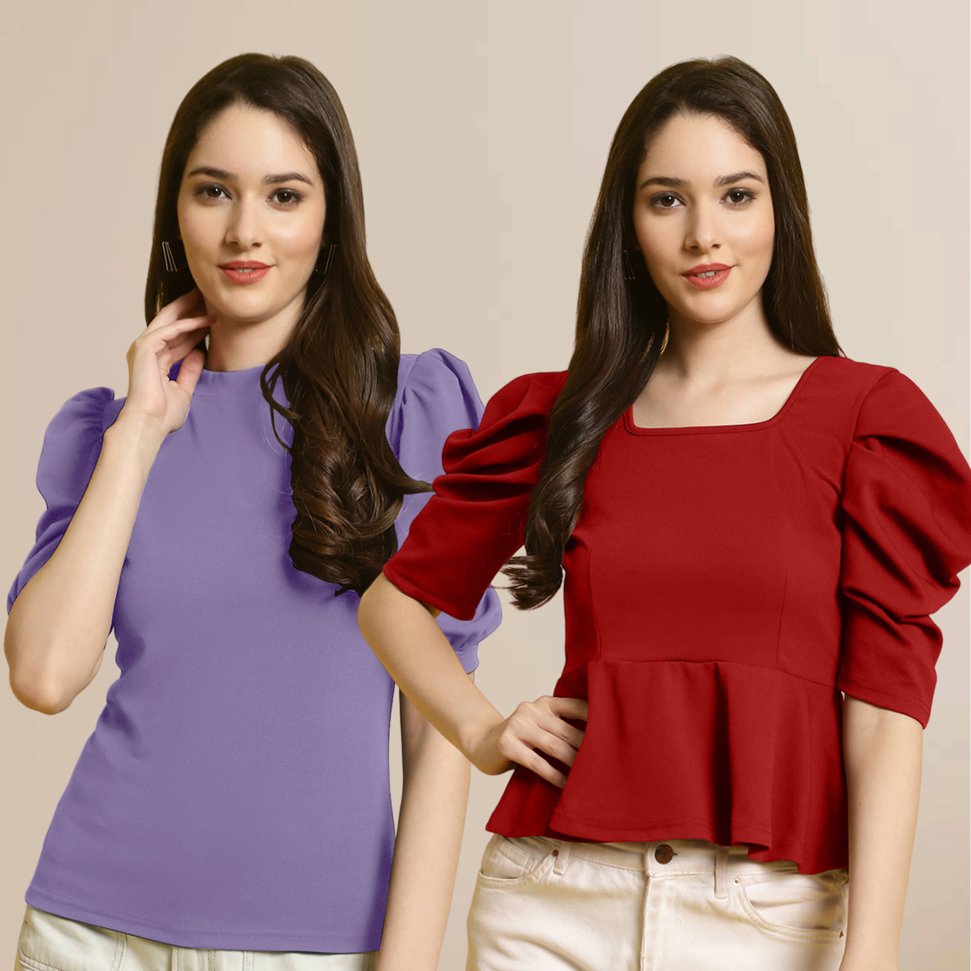 Fabflee Women's Polyester Regular Top ( Multi Color ) Fabflee Women's Polyester Regular Top ( Multi Color )