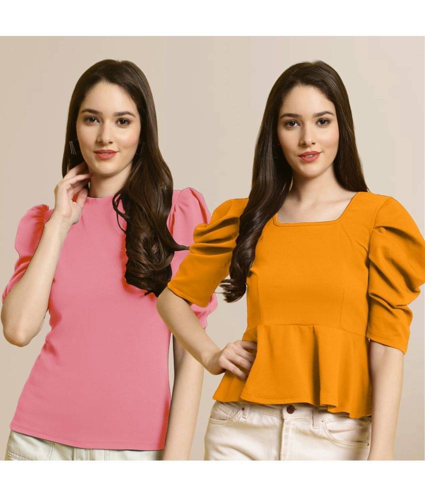 Fabflee Women's Polyester Regular Top ( Multi Color ) Fabflee Women's Polyester Regular Top ( Multi Color )