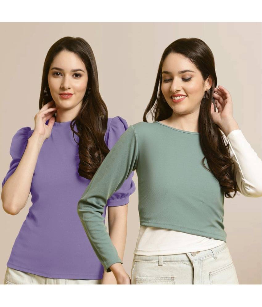 Fabflee Women's Polyester Regular Top ( Multi Color ) Fabflee Women's Polyester Regular Top ( Multi Color )
