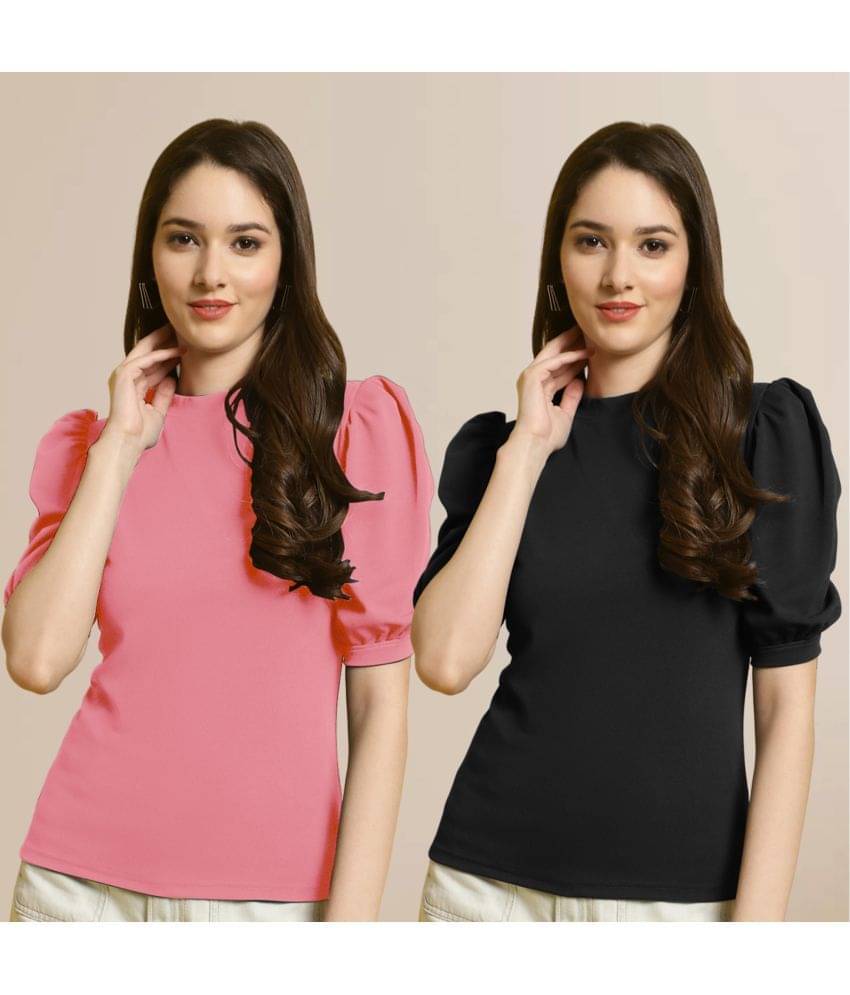     			Fabflee Women's Polyester Regular Top ( Multi Color )