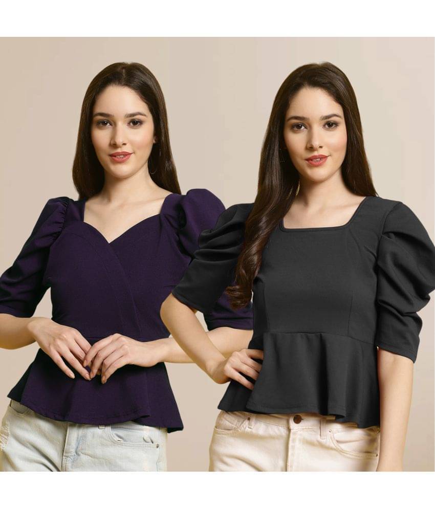 Fabflee Women's Polyester Regular Top ( Multi Color ) Fabflee Women's Polyester Regular Top ( Multi Color )