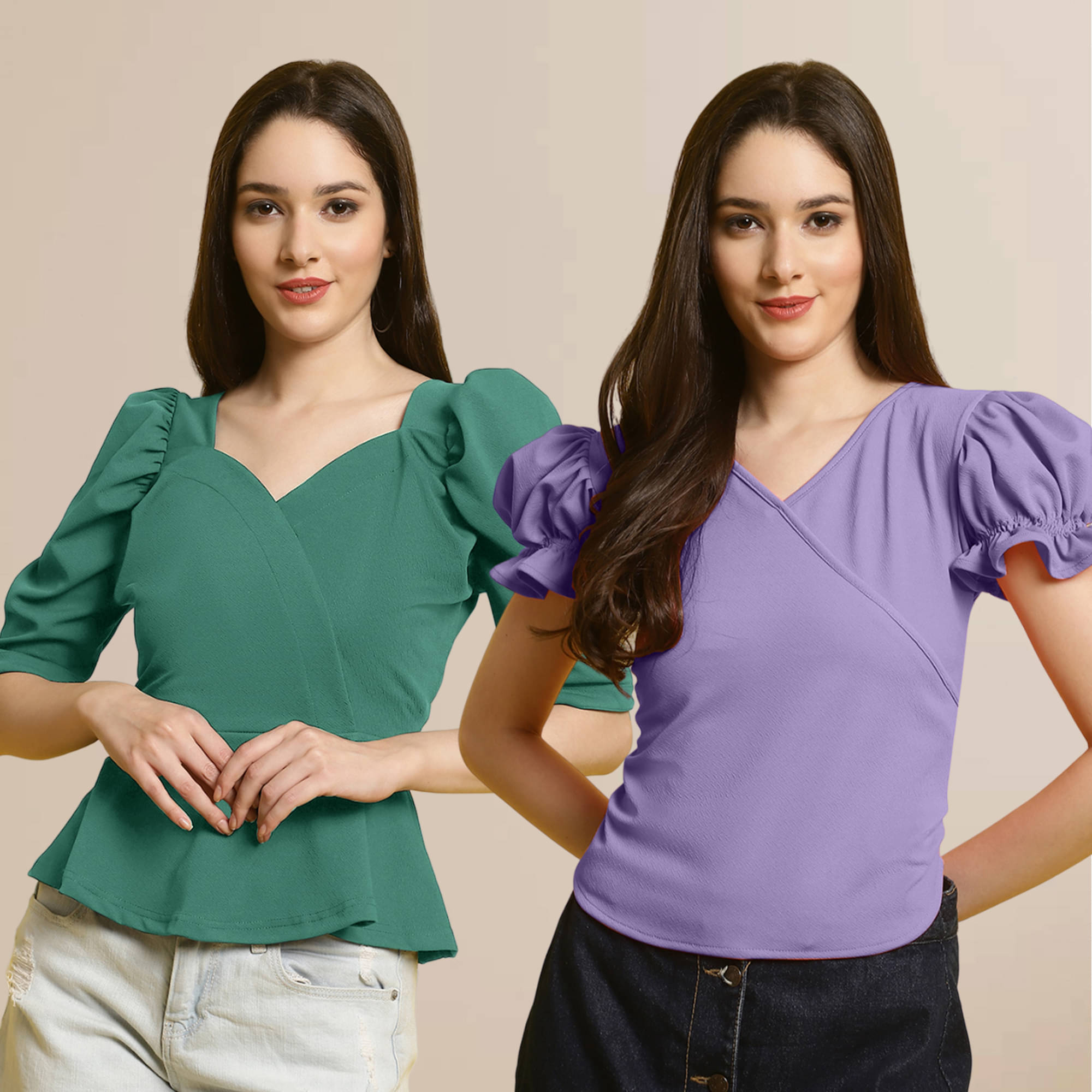 Fabflee Women's Polyester Regular Top ( Multi Color )     			Fabflee Women's Polyester Regular Top ( Multi Color )