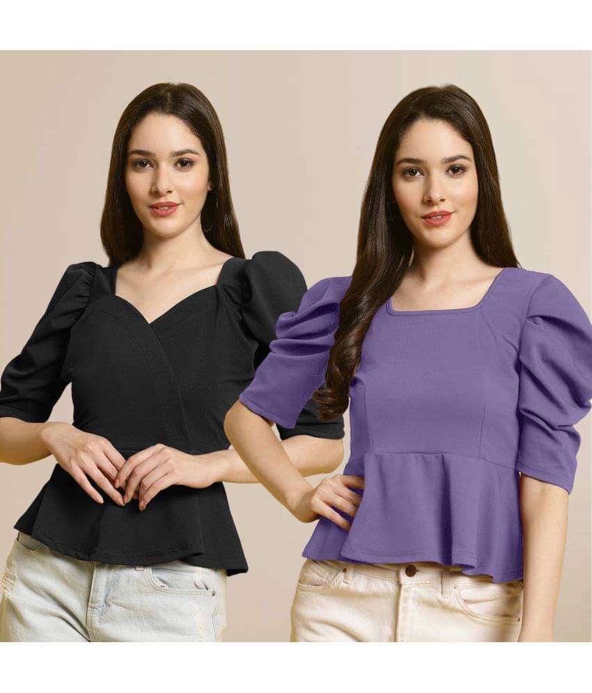 Fabflee Women's Polyester Regular Top ( Multi Color ) Fabflee Women's Polyester Regular Top ( Multi Color )
