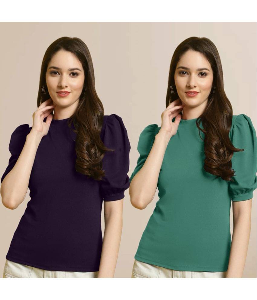 Fabflee Women's Polyester Regular Top ( Multi Color ) Fabflee Women's Polyester Regular Top ( Multi Color )
