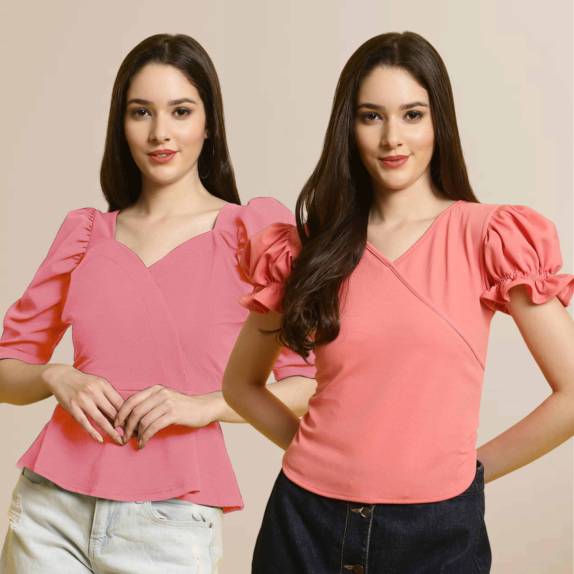 Fabflee Women's Polyester Regular Top ( Multi Color ) Fabflee Women's Polyester Regular Top ( Multi Color )