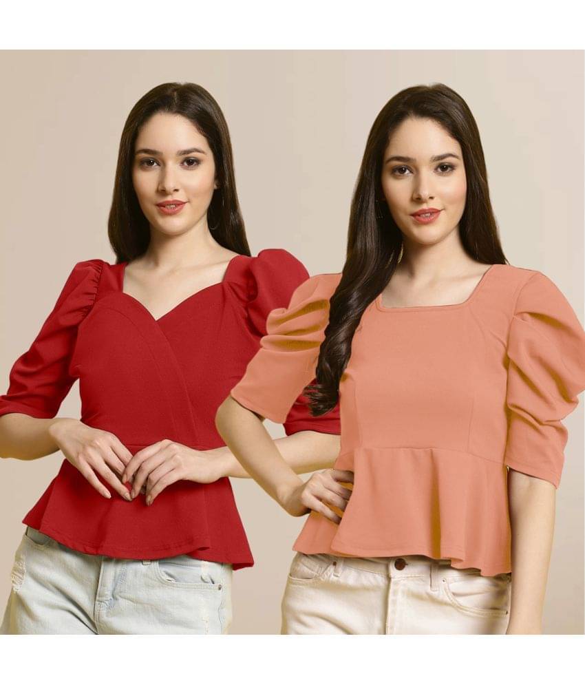 Fabflee Women's Polyester Regular Top ( Multi Color ) Fabflee Women's Polyester Regular Top ( Multi Color )