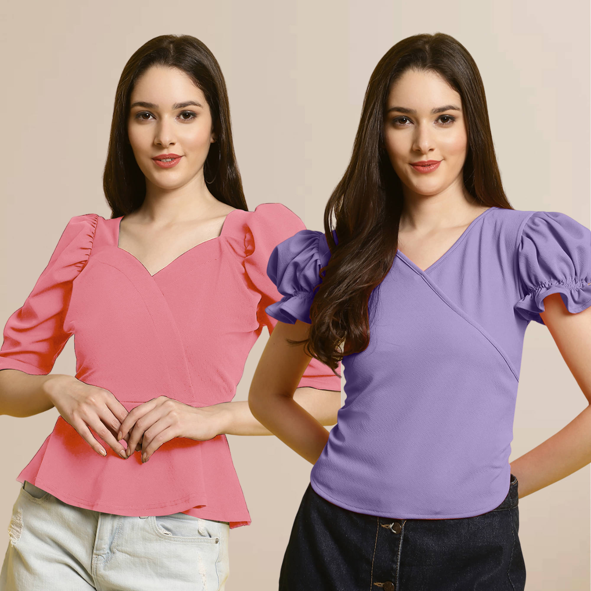 Fabflee Women's Polyester Regular Top ( Multi Color ) Fabflee Women's Polyester Regular Top ( Multi Color )