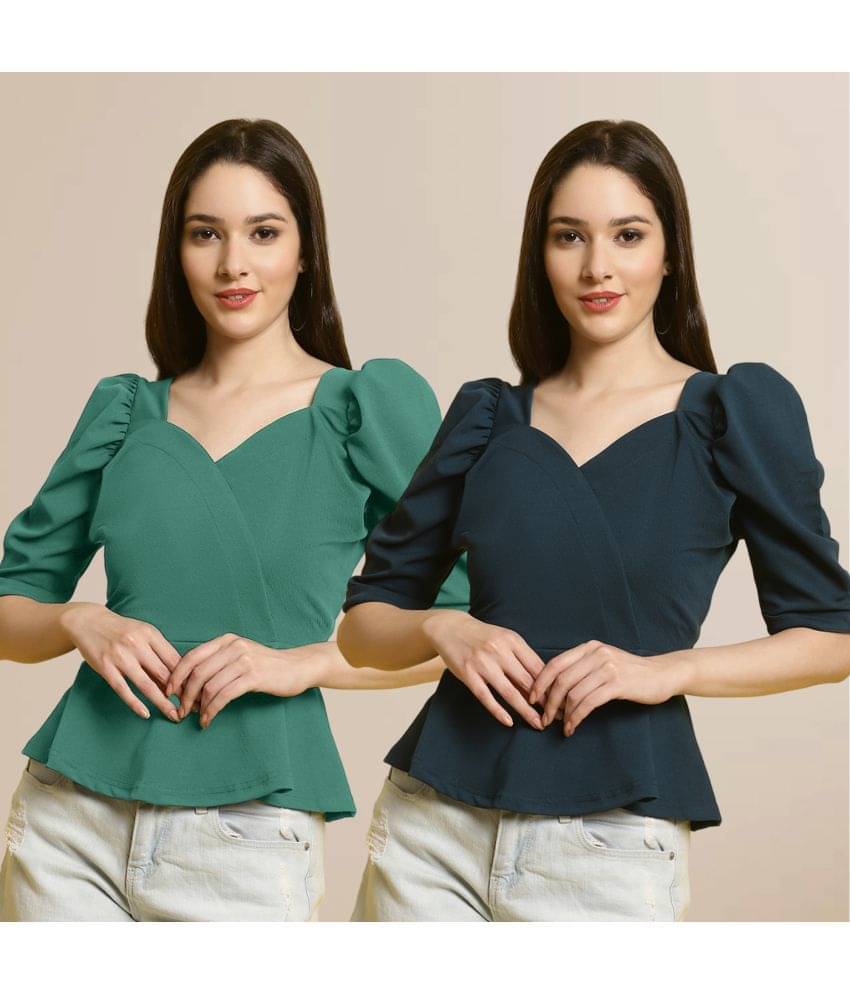 Fabflee Women's Polyester Regular Top ( Multi Color ) Fabflee Women's Polyester Regular Top ( Multi Color )