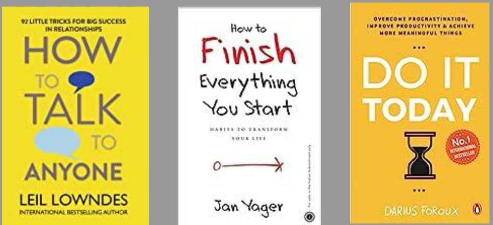     			How To Talk Any One +How to Finish Everything You Start English + Do It Today