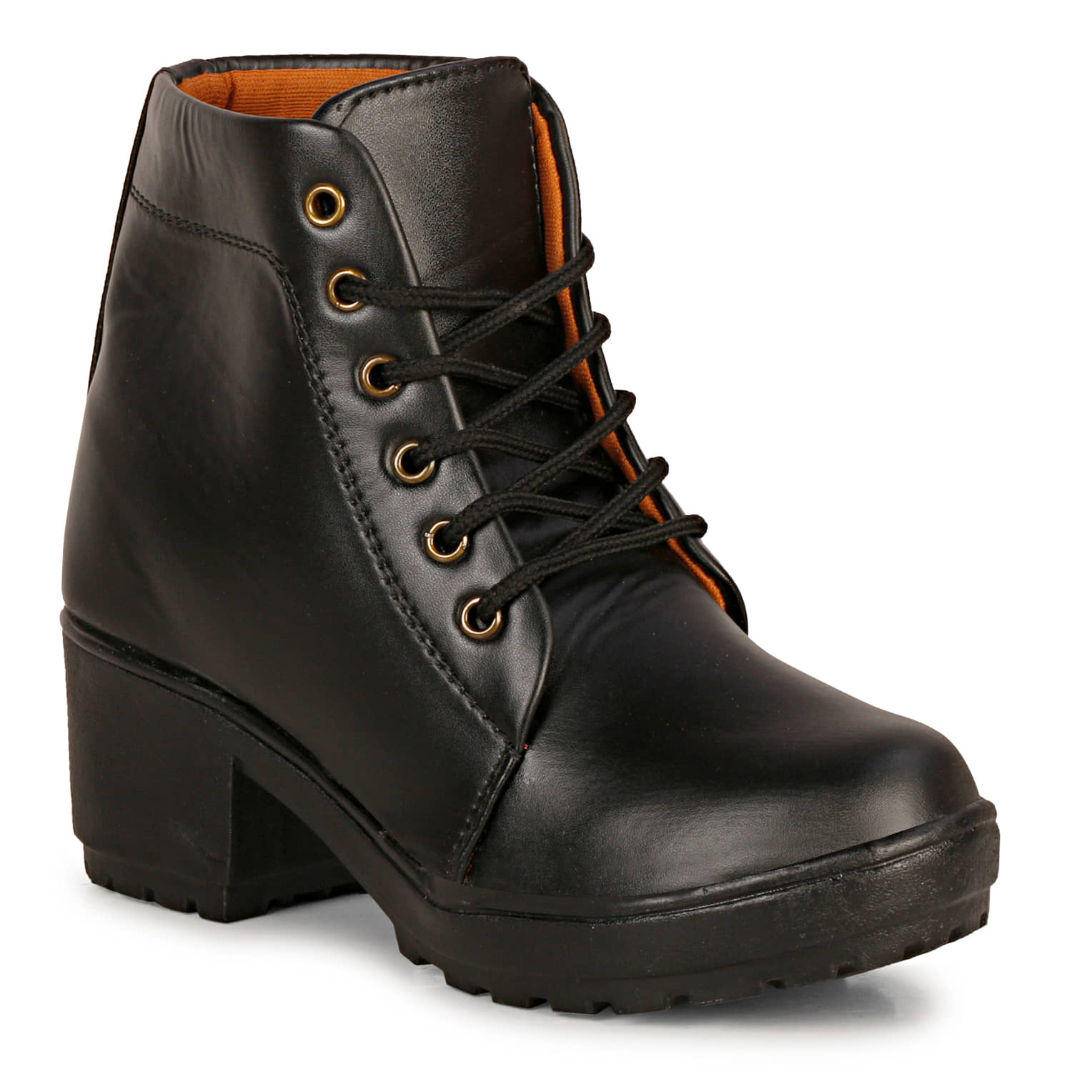 Ishransh - Black Women's Ankle Length Boots