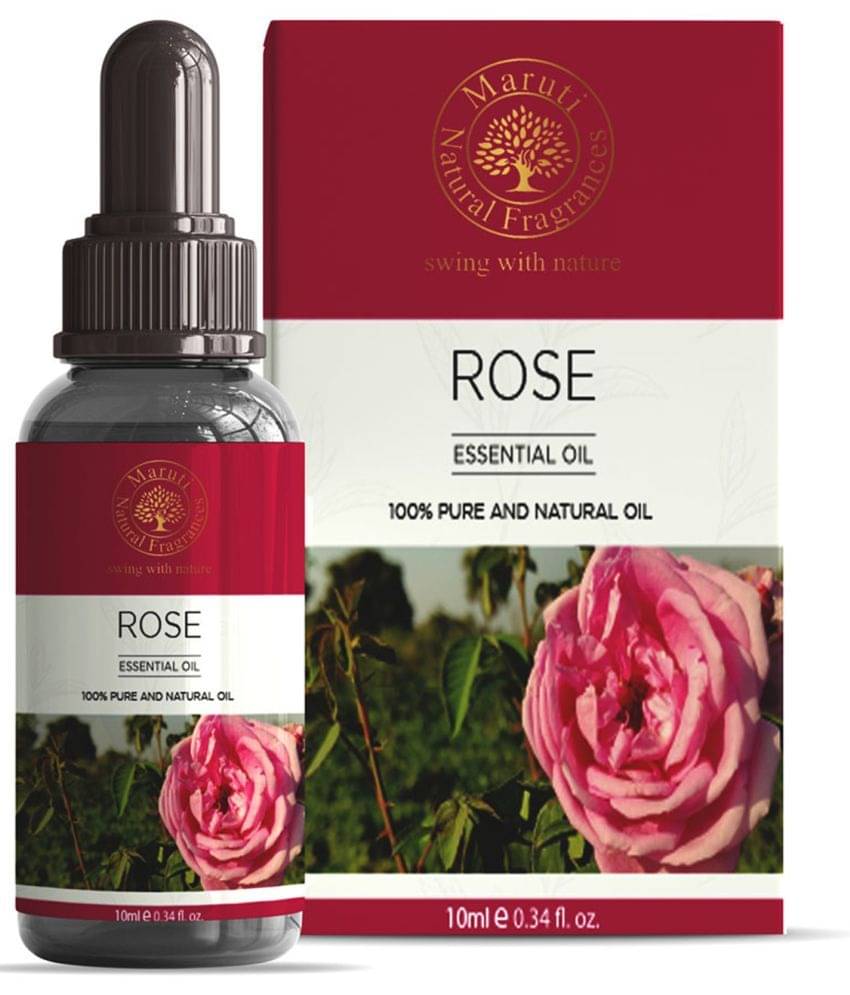 Maruti Natural Fragrances Rose Aromatherapy Essential Oil Floral With Dropper 10 g ( Pack of 1 ) Maruti Natural Fragrances Rose Aromatherapy Essential Oil Floral With Dropper 10 g ( Pack of 1 )