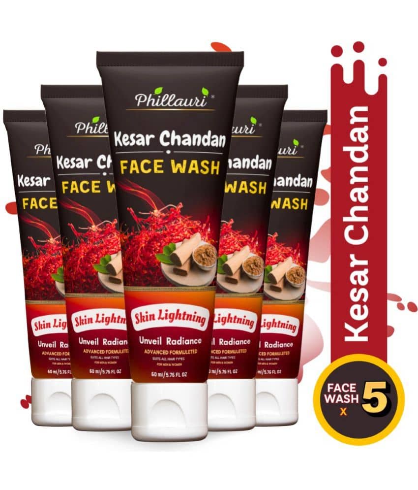 Phillauri - Lightening Face Wash For All Skin Type ( Pack of 5 )