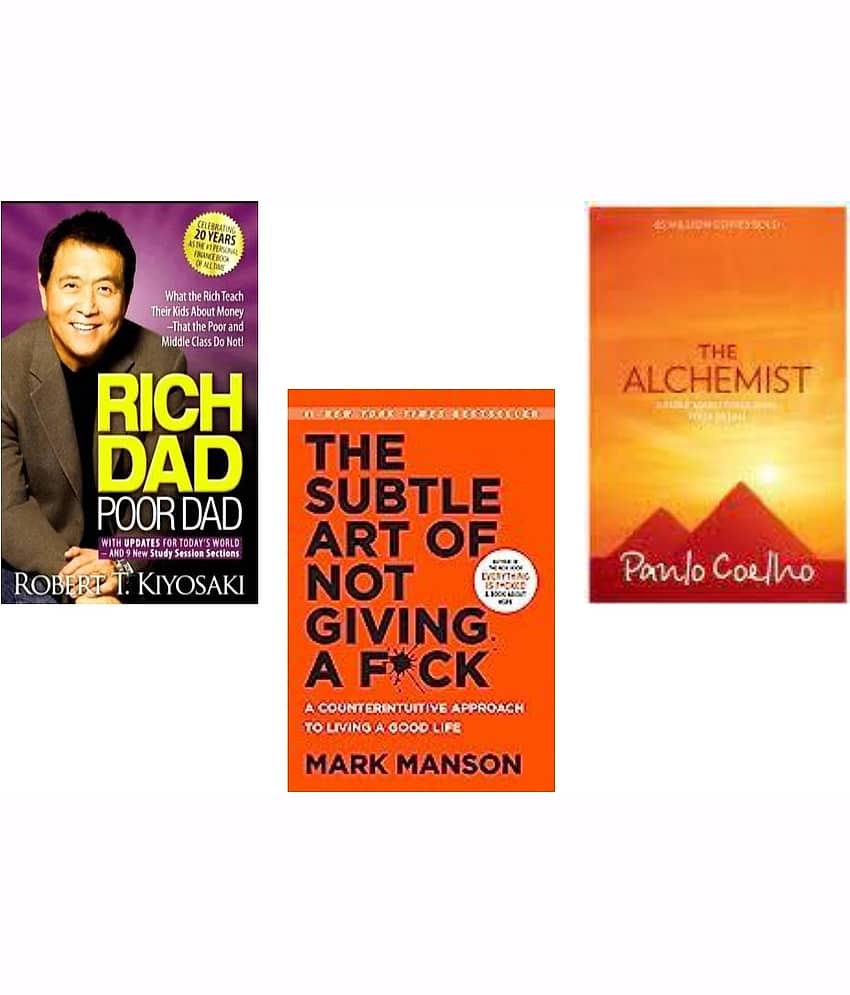 Rich Dad Poor Dad + The Subtle Art + The Alchemist - Stationery | Buy online on ZillyBuy
