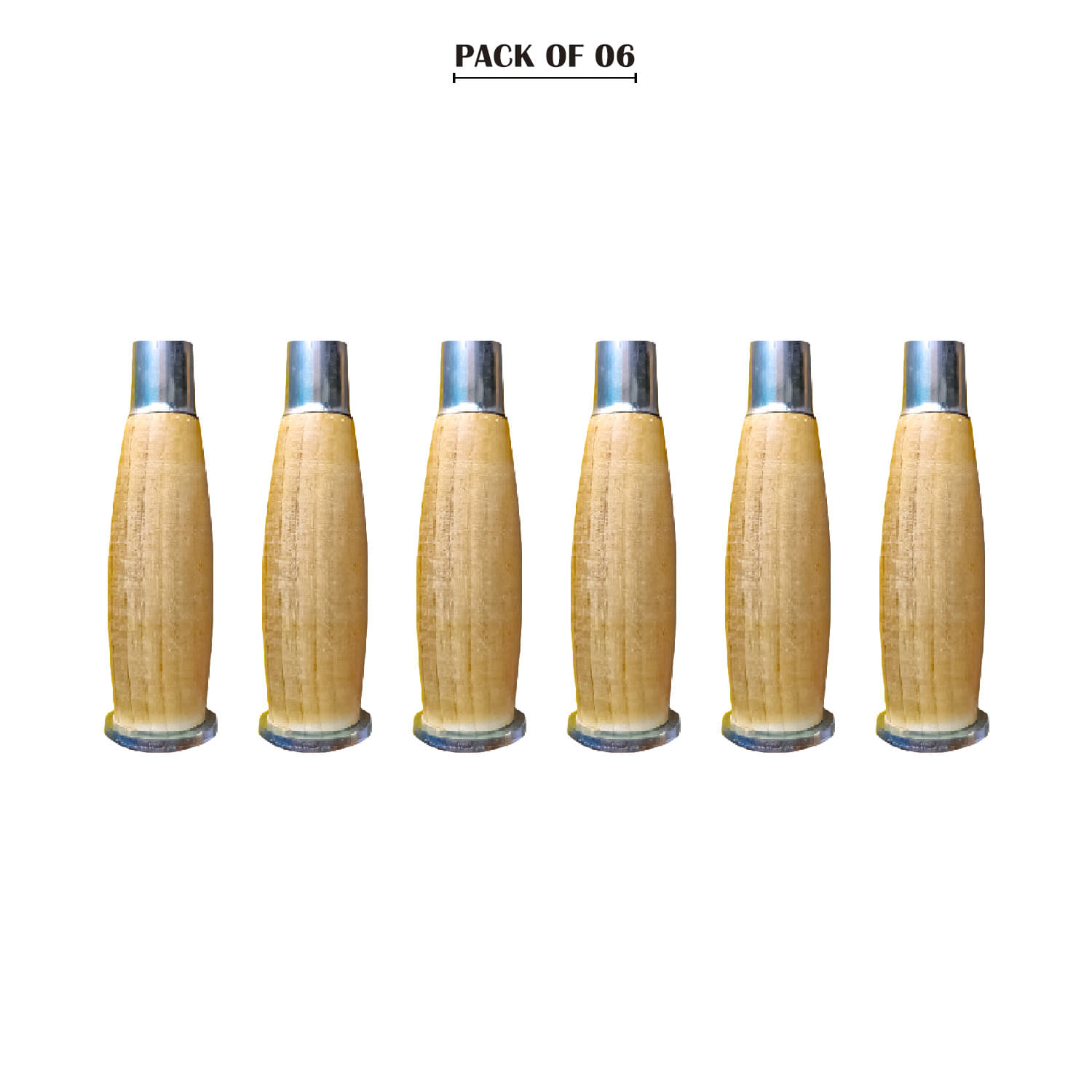     			Wooden Chisel & File Handle (PACK OF 6) 6 Hand Tool