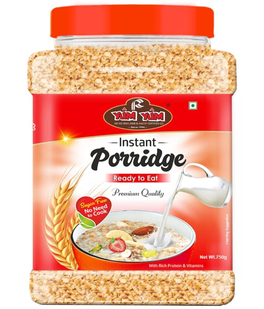     			YUM YUM by YUM YUM High Fiber Instant Roasted Porridge Sugar Free with Proteins & Vitamins -750g