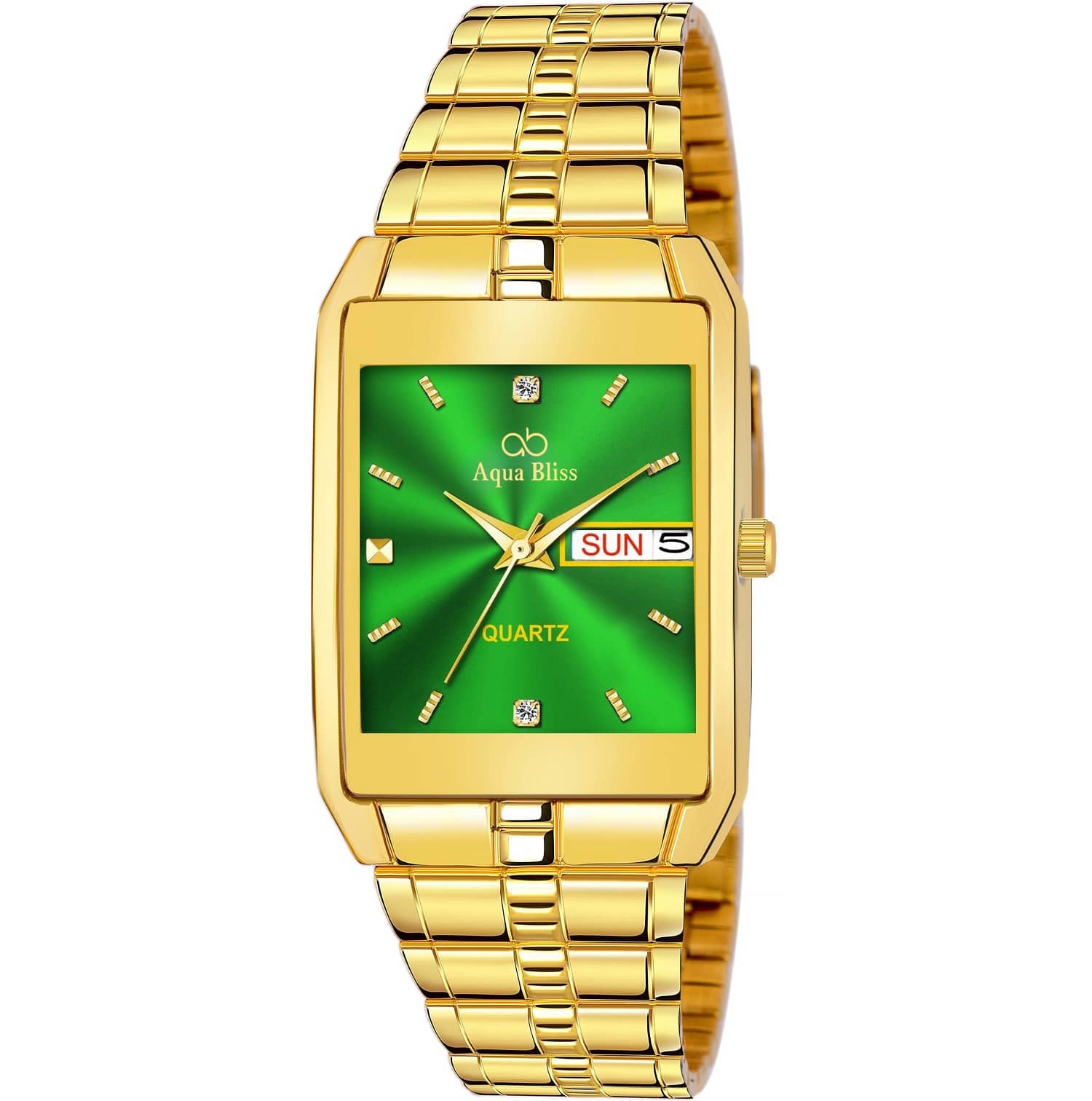 AQUA BLISS - Gold Stainless Steel Analog Men's Watch