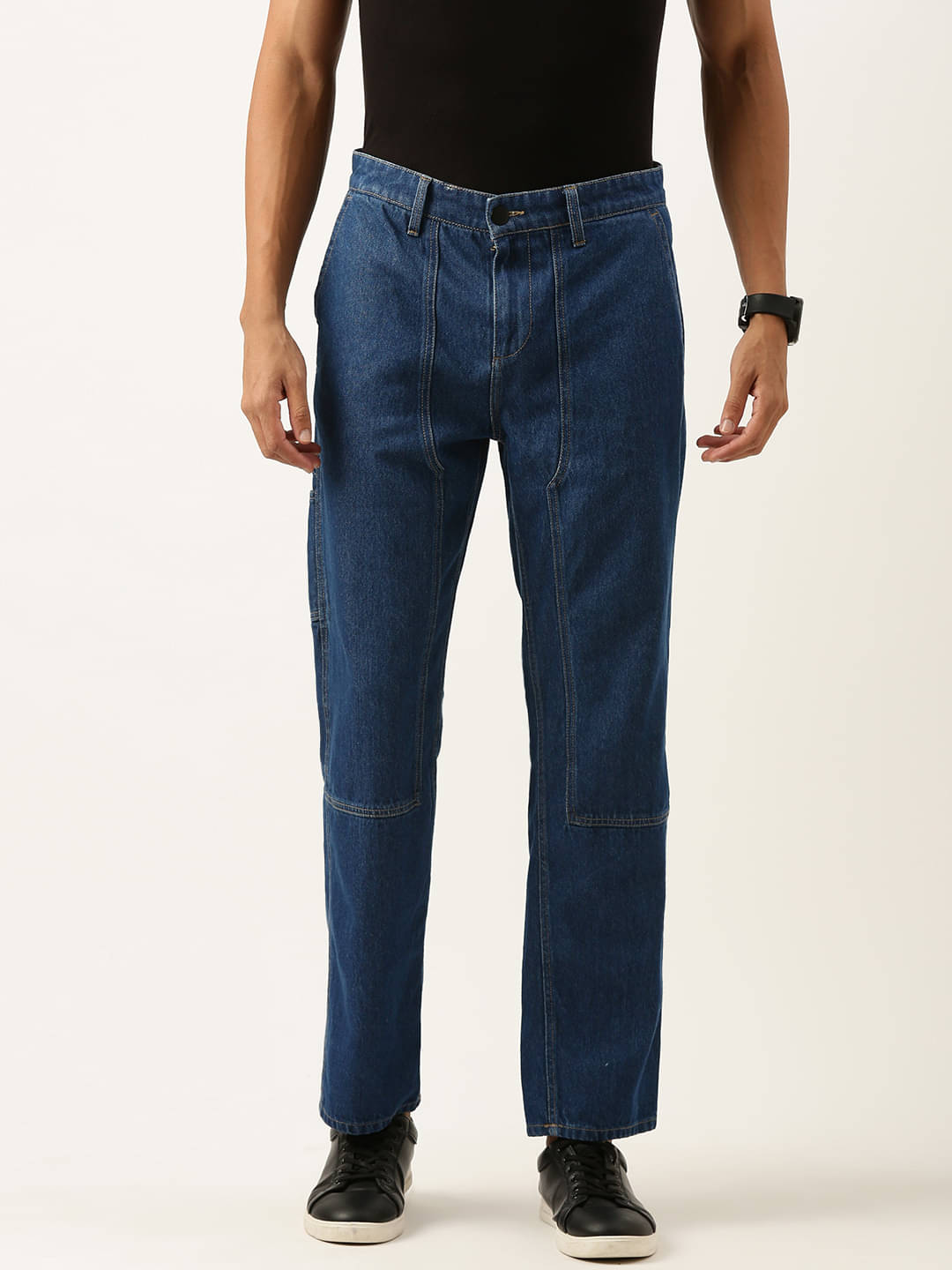     			Bene Kleed Men Relaxed Fit Carpenter Style Pure Cotton Jeans