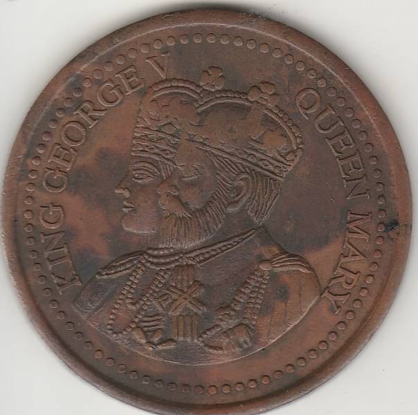 COIN AND HERITAGE GALLERY - UK BIG ONE ANNA --1818-KING AND QUEEN 1 Numismatic Coins     			COIN AND HERITAGE GALLERY - UK BIG ONE ANNA --1818-KING AND QUEEN 1 Numismatic Coins