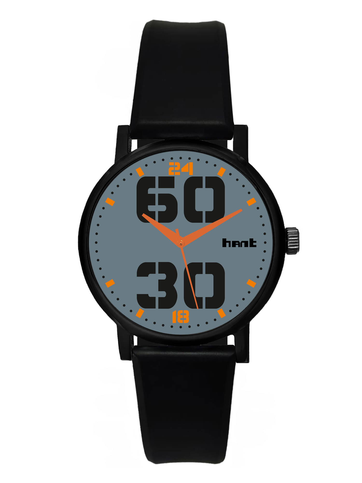     			Hant Black Silicon Analog Men's Watch