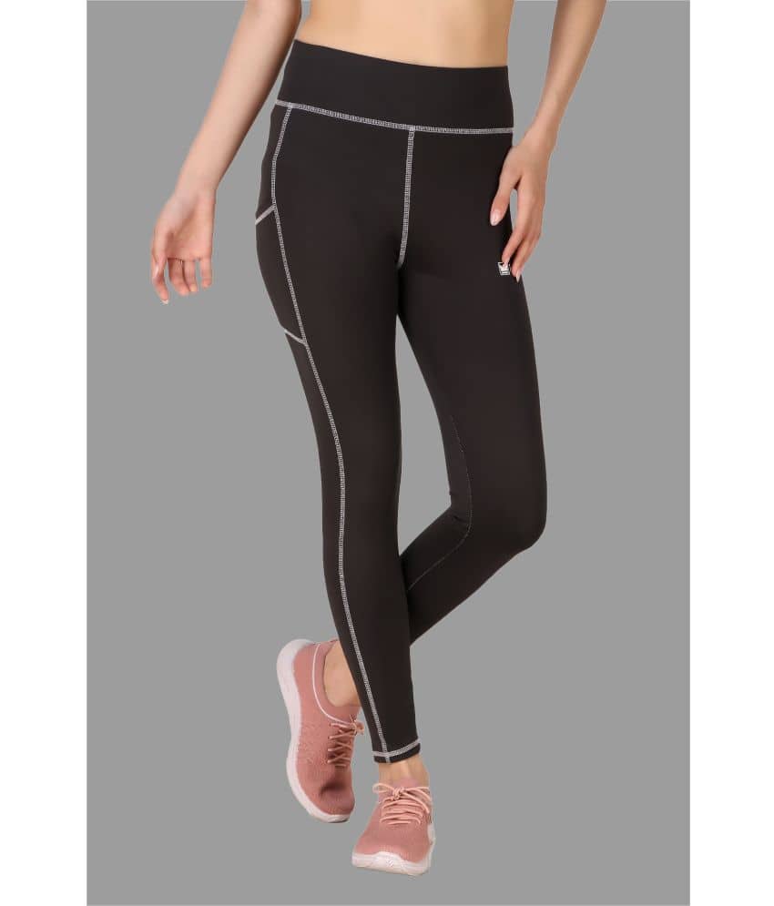 IDASS - Lycra Slim Fit Black Women's Jeggings ( Pack of 1 )