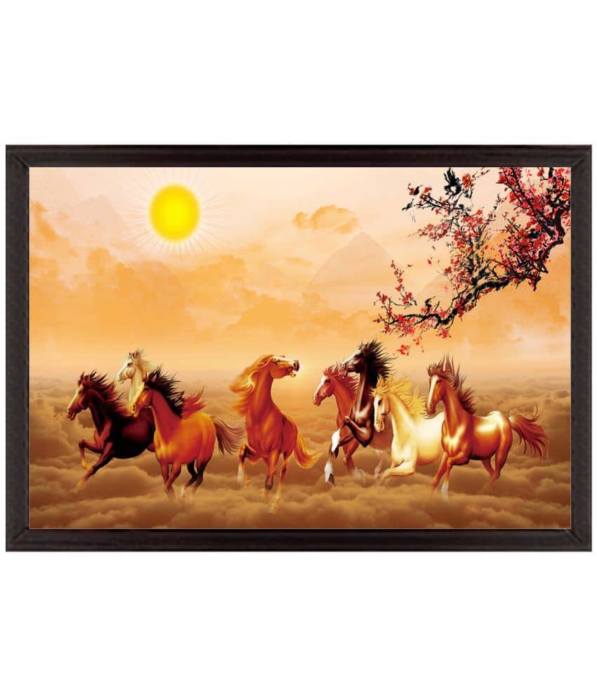 Indianara - Abstract Painting With Frame