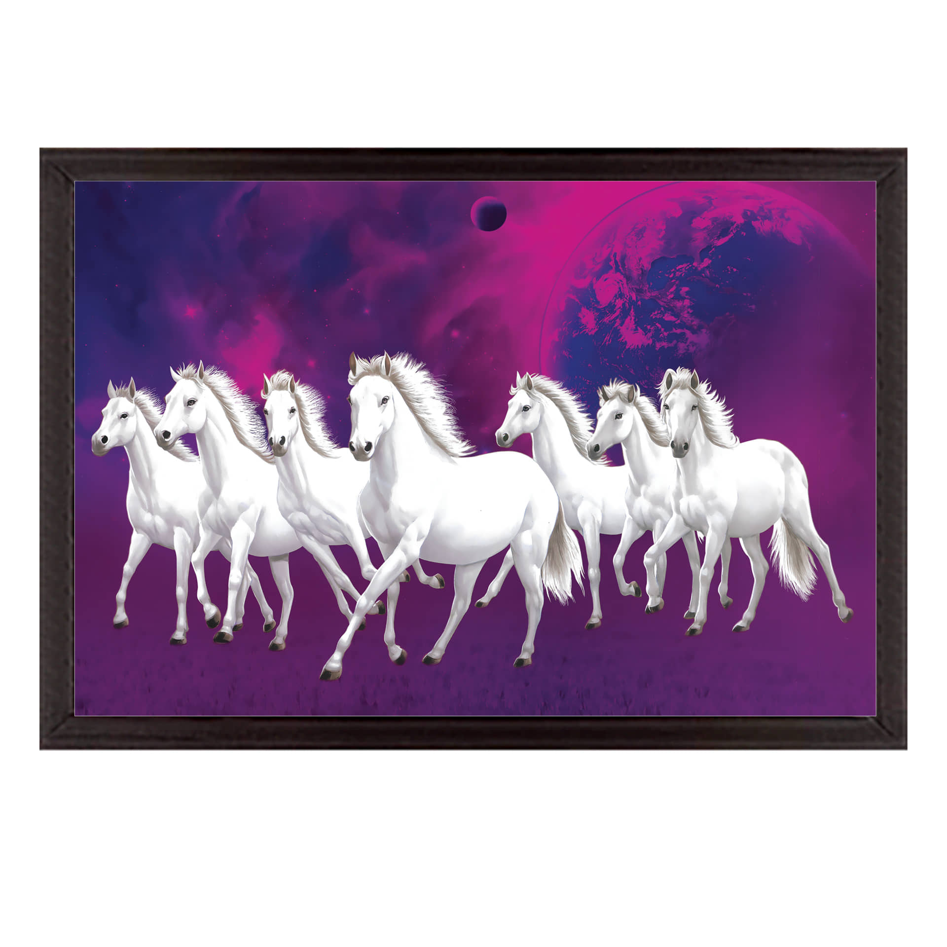 Indianara - Abstract Painting With Frame