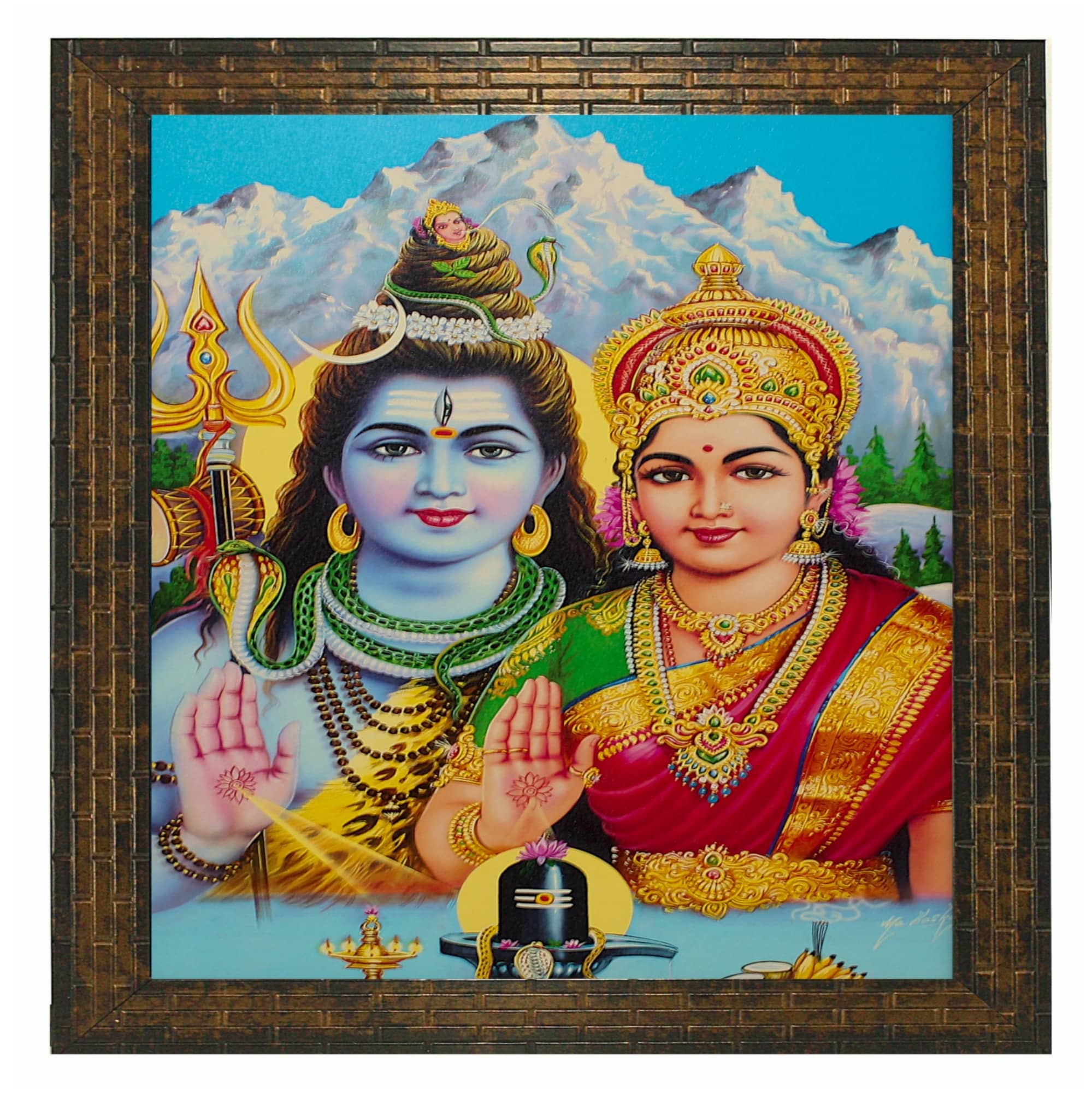Indianara - Religious Painting With Frame