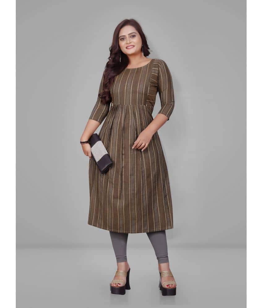 Lerkiza Brown Cotton Maternity Tops Single