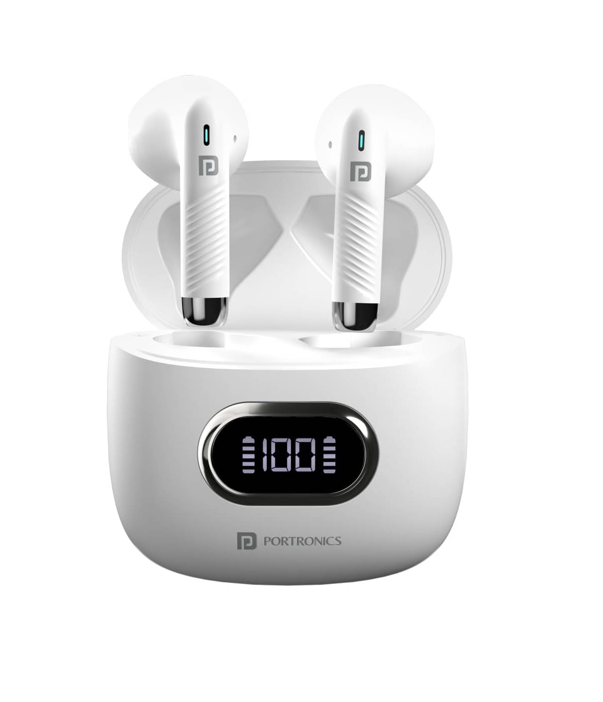     			Portronics Harmonics Twins S9 On Ear TWS White