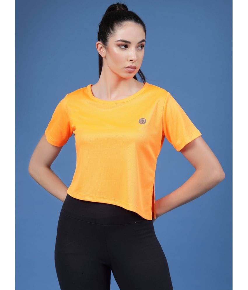 Rigo Women's Polyester Regular Top ( Orange ) Rigo Women's Polyester Regular Top ( Orange )