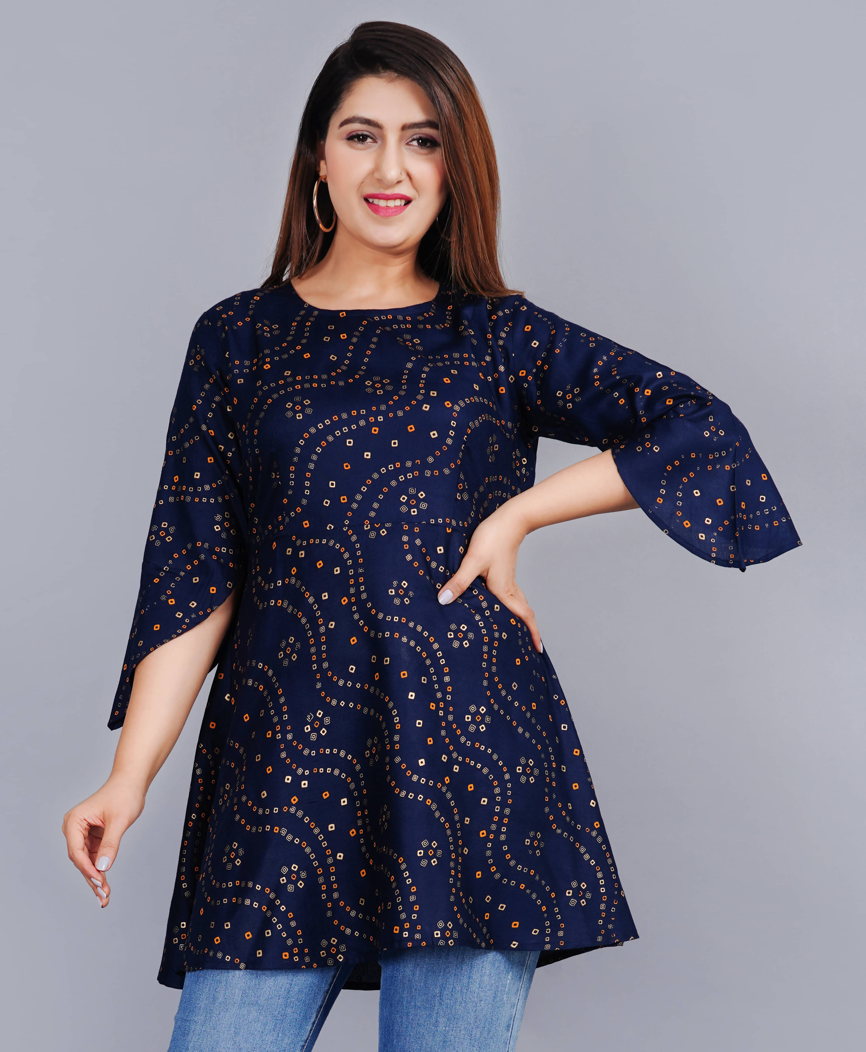     			SIPET Women's Rayon Regular Top ( Blue )