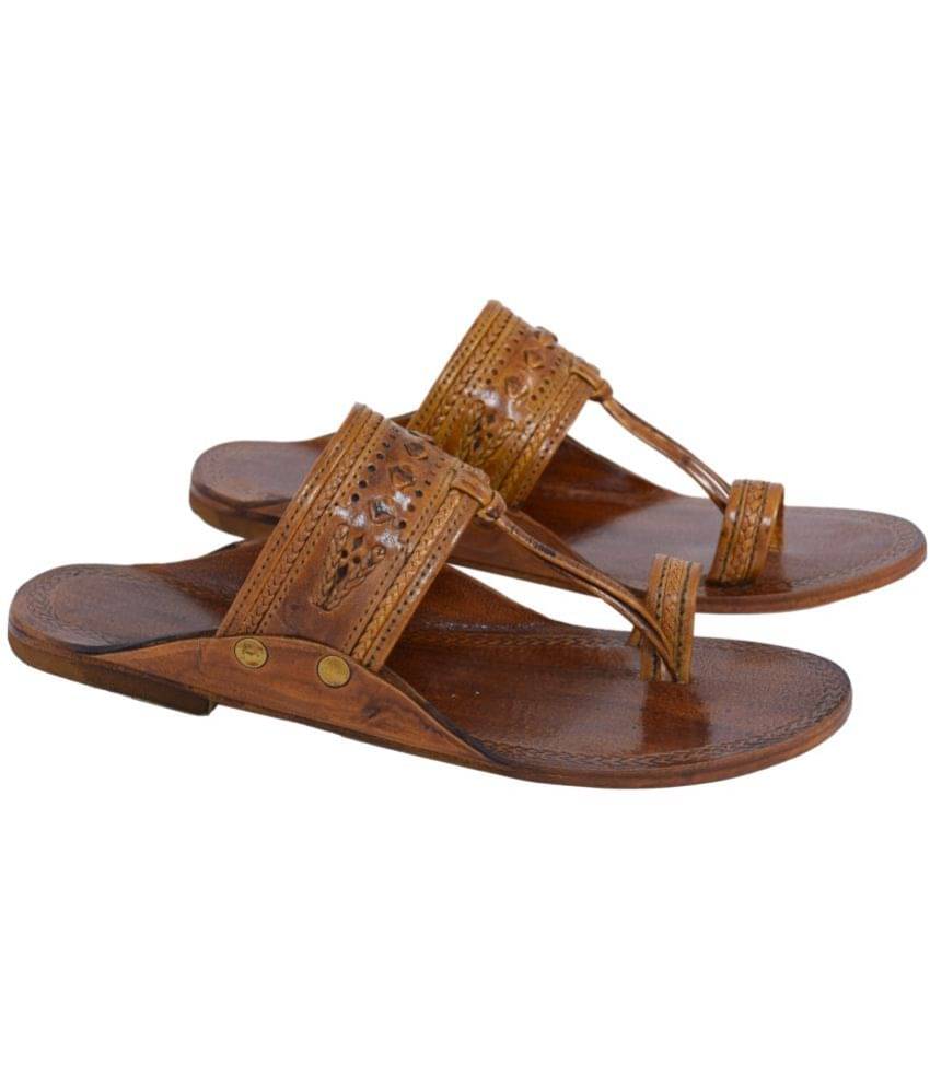 STEPHORN - Brown Men's Kolhapuris     			STEPHORN - Brown Men's Kolhapuris