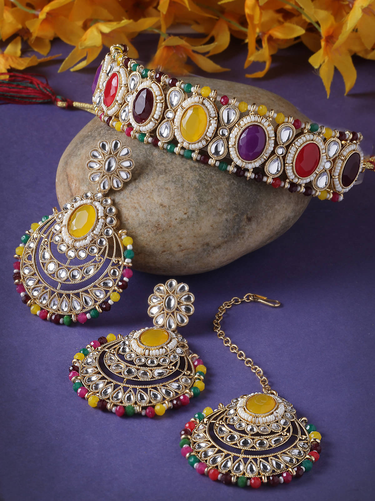     			Sukkhi Green Alloy Necklace Set ( Pack of 1 )