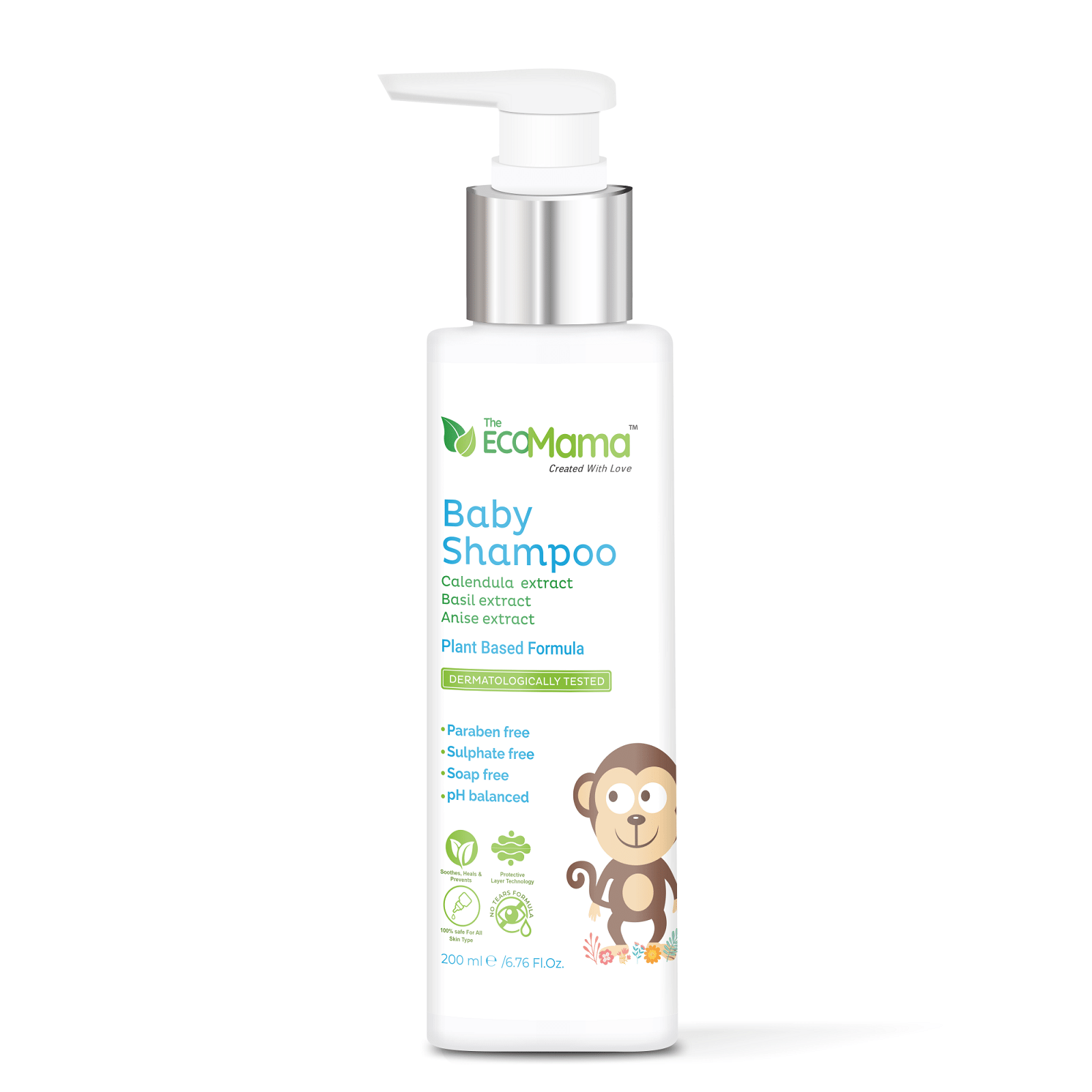 The Eco Mama Gentle Cleansing Baby Shampoo (200 ML) Vegan & Toxin Free Natural Baby Shampoo 200 ml ( 1 pcs ) The Eco Mama Gentle Cleansing Baby Shampoo (200 ML) Vegan & Toxin Free Natural Baby Shampoo 200 ml ( 1 pcs )