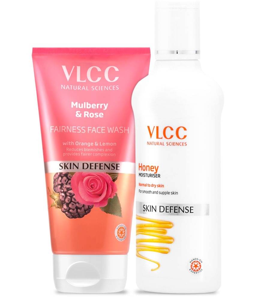     			Vlcc Mulberry Rose Face Wash ,150Ml & Honey Moisturiser ,100Ml(Pack Of 2)
